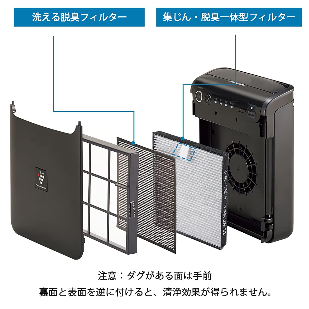 Amazon.co.jp: KEEPOW 集じん・脱臭一体型フィルター 洗える脱臭
