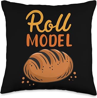 Concha Sweet Bread Roll Mexican Throw Pillow