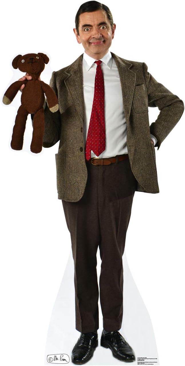 Mr. Bean & Teddy Life Size Cardboard Cutout Standup