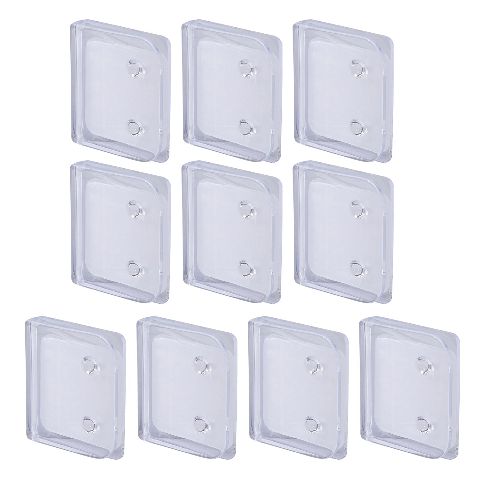 Elnwnnkc Shower Curtain Clips, 10 Pack No Drilling Needed Windproof Splash Curtain Clips, Ensures Shower Stability Easy Installation