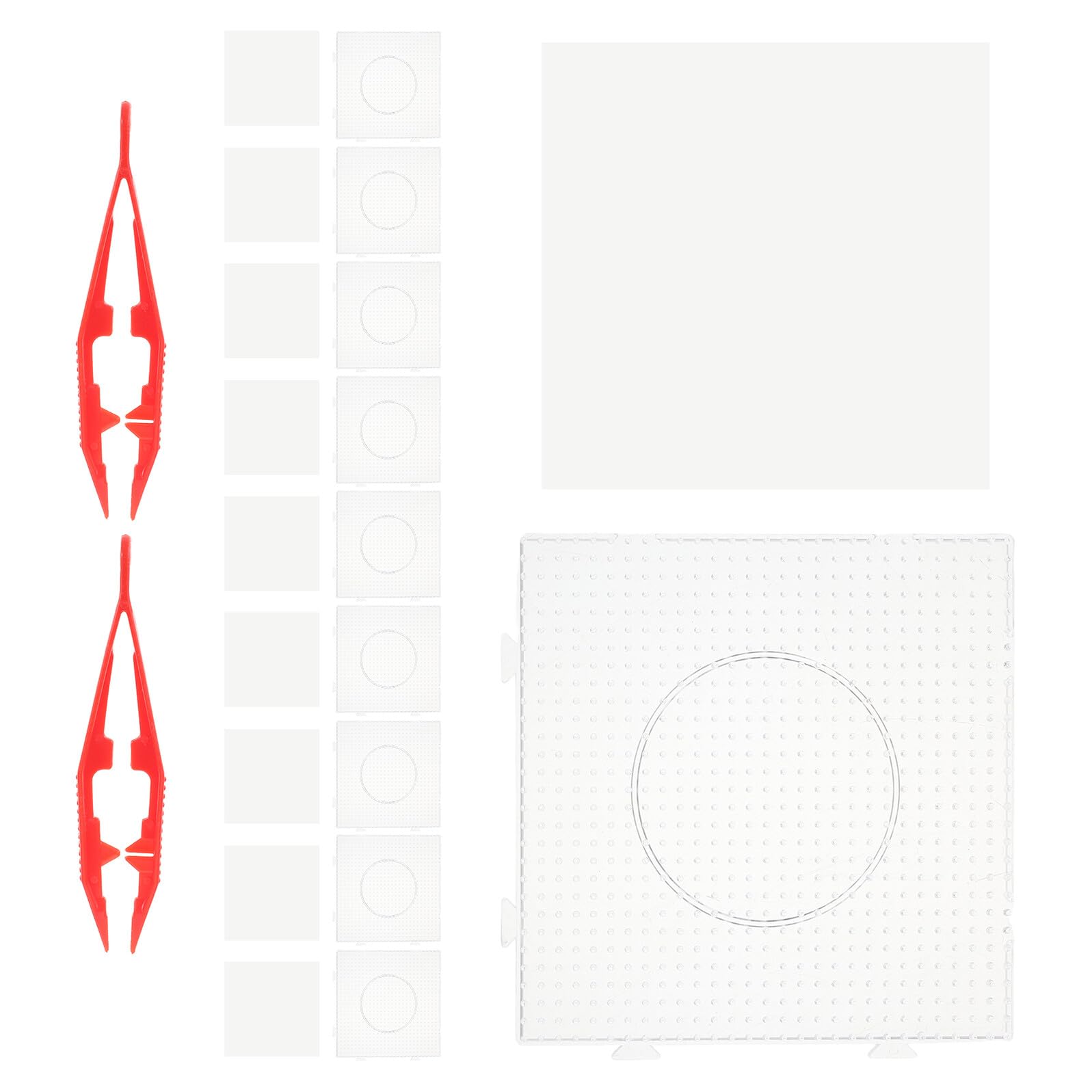 Fournitures Pour Loisirs Créatifs Avec Perles À Repasser Plaques Perforées En Plastique Kit De Perles À Repasser Plaques Transparentes Kit De