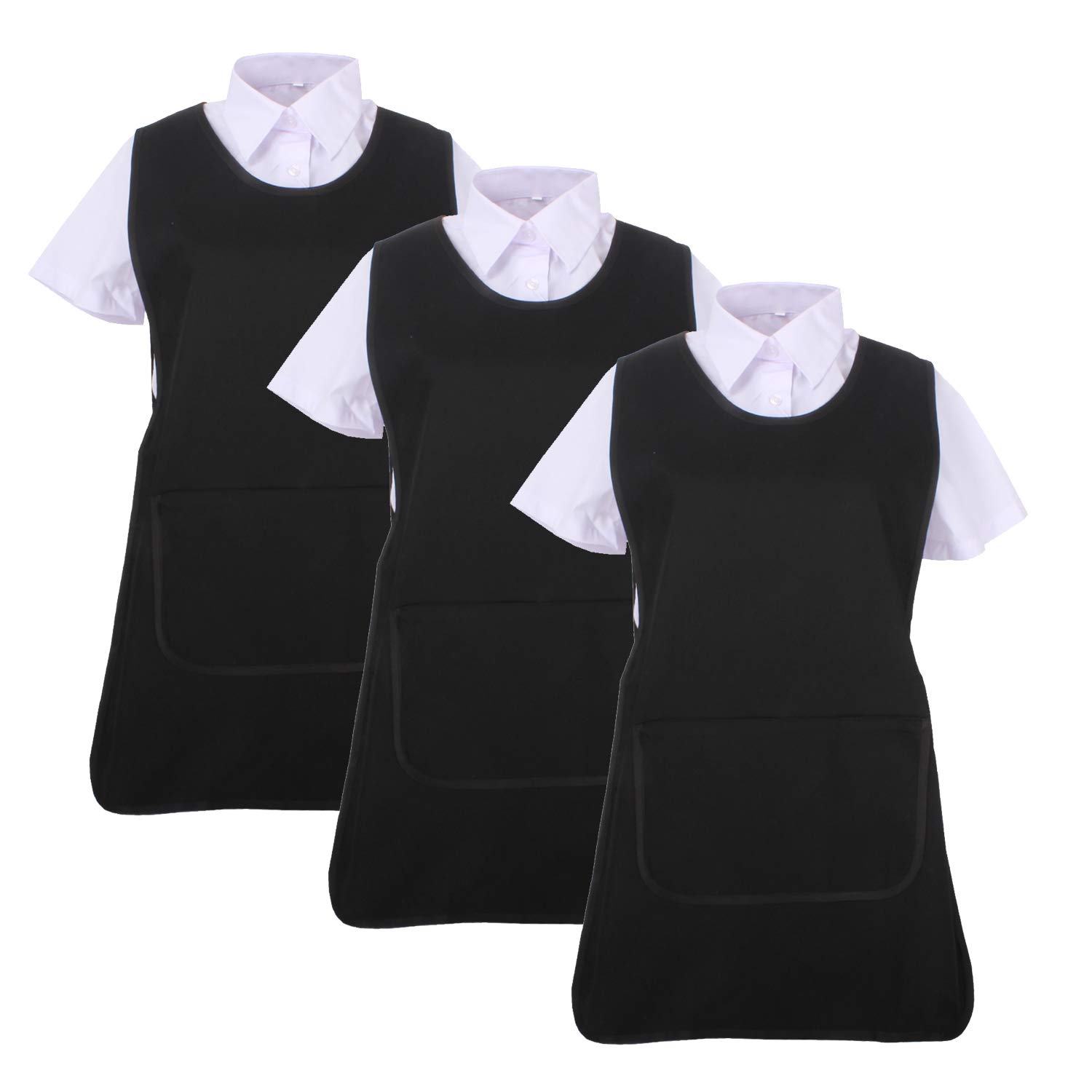 MISEMIYA - Pack*3 szt - Fartuch Jednolite Czyszczenie Pracy CLINICA MEDYCZNE Czyszczenie Weterynaryjne Hostelaria- Ref.868, Zielony 21, L