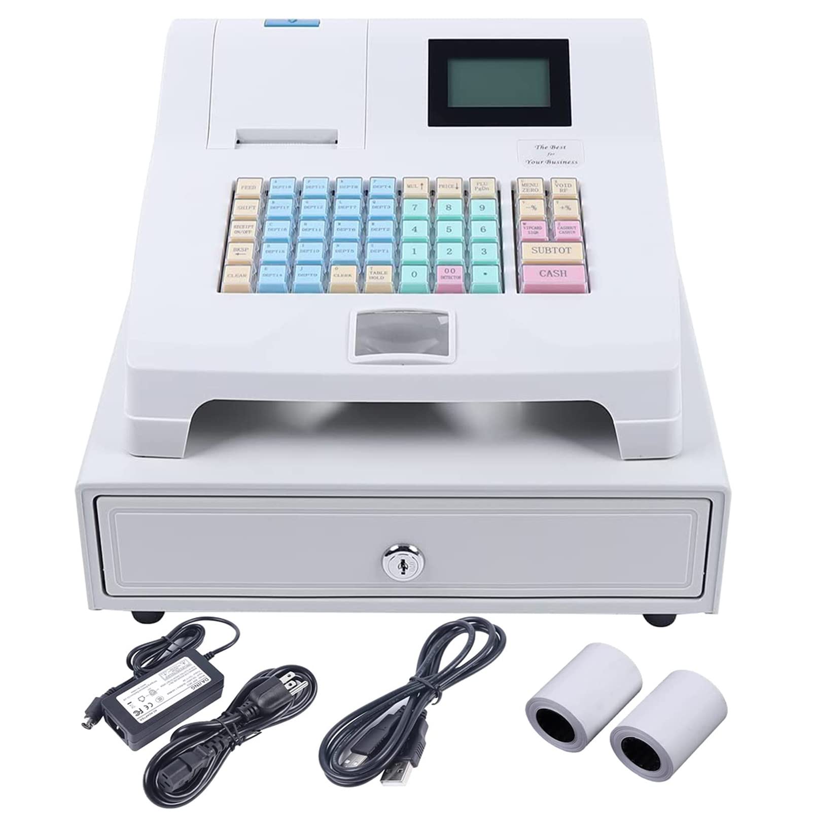 サーマルプリンター　クレジットカードプリンター　レジ会計プリンターロール紙付き サーマルプリンタークレジットカードプリンターレジ会計