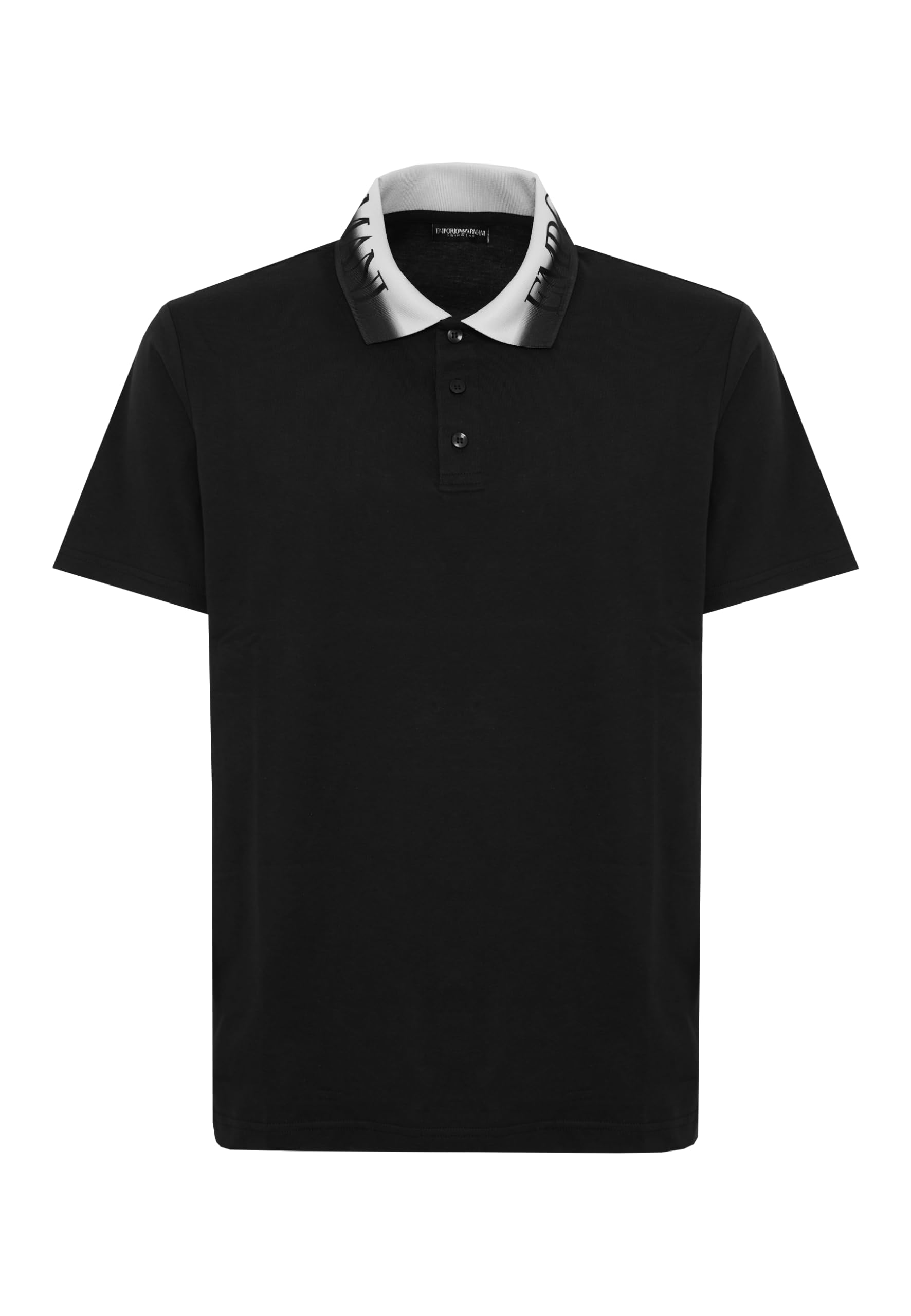 Emporio Armani Men's Black Logoband Polo M