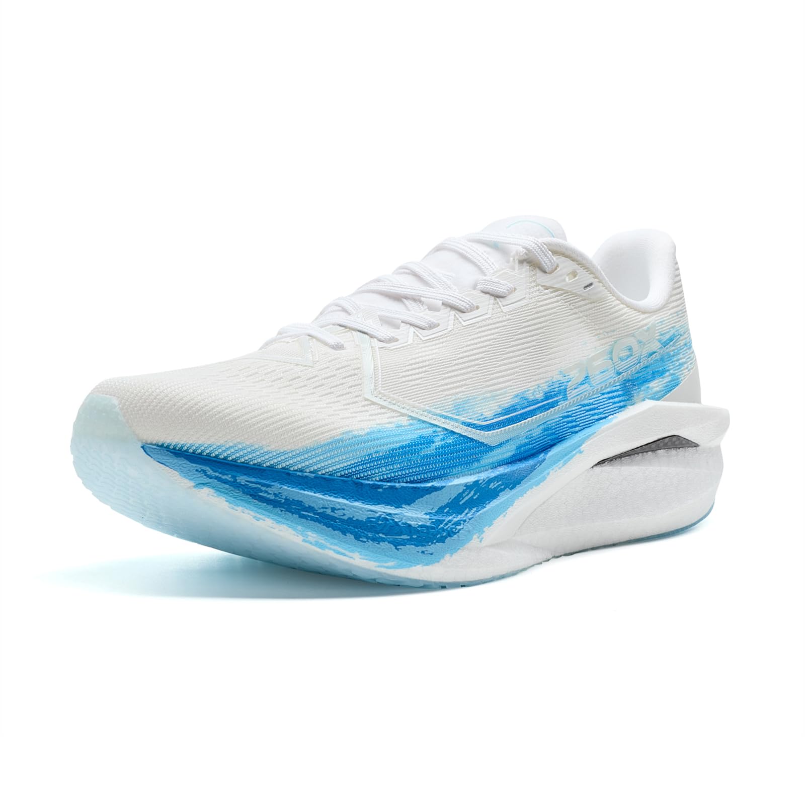 XTEP Scarpe da Corsa Uomo 260X, Scarpe da Maratona Aggiornate con 85% Ammortizzazione, Allenamento di Corsa con Placca di Carbonio Leggera, Respiranti e Antiscivolo