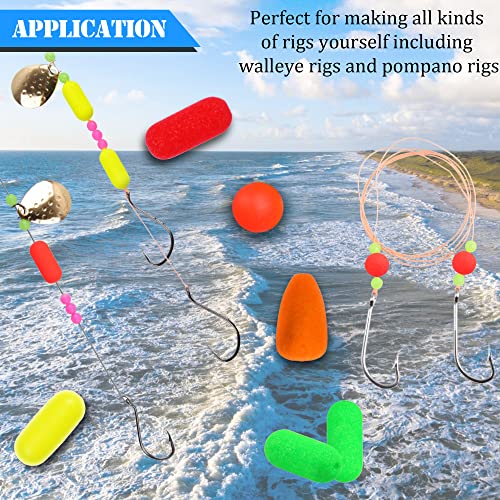 image for AGOOL Pompano Rig Floats Fshing Floats Snell Floats Foam Fishing Rig F