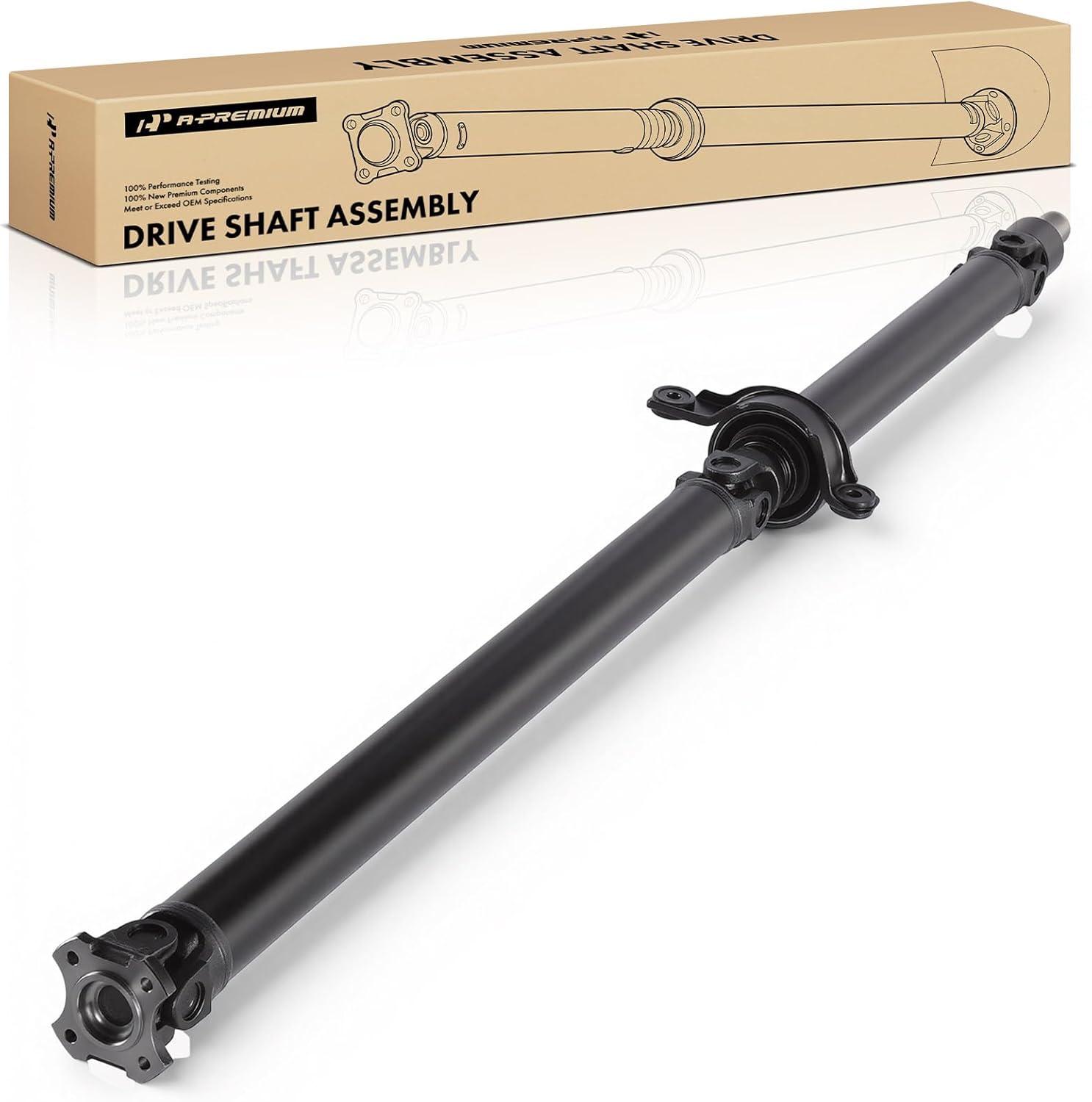 A-Premium Rear Drive Shaft Driveshaft Assembly Compatible with Subaru Legacy 1996-1999, Outback 2001-2004, Baja 2003-2006, AWD Automatic Transmission, Replace# 27111AE061, 27111AE062, Prop Shaft