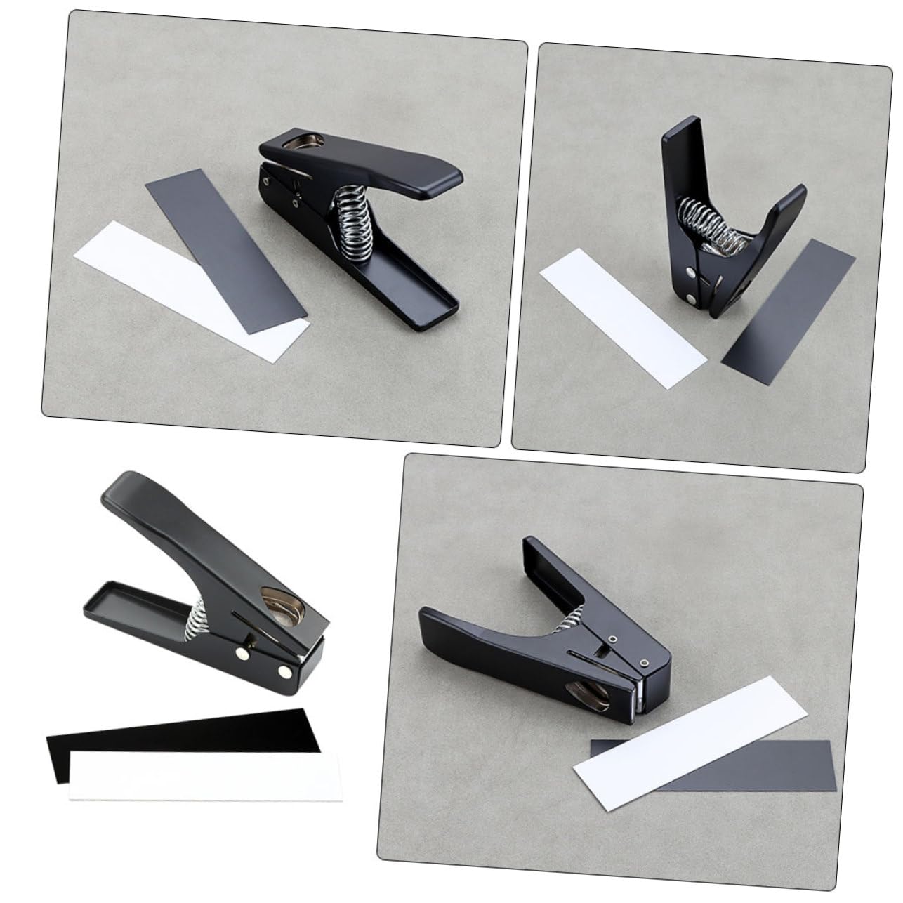 Punzone per Plettri Chitarra Nero, Kit Maker DIY R26e | Metallo e Plastica, per Musicisti e Professionisti, Portatile Design a Foro