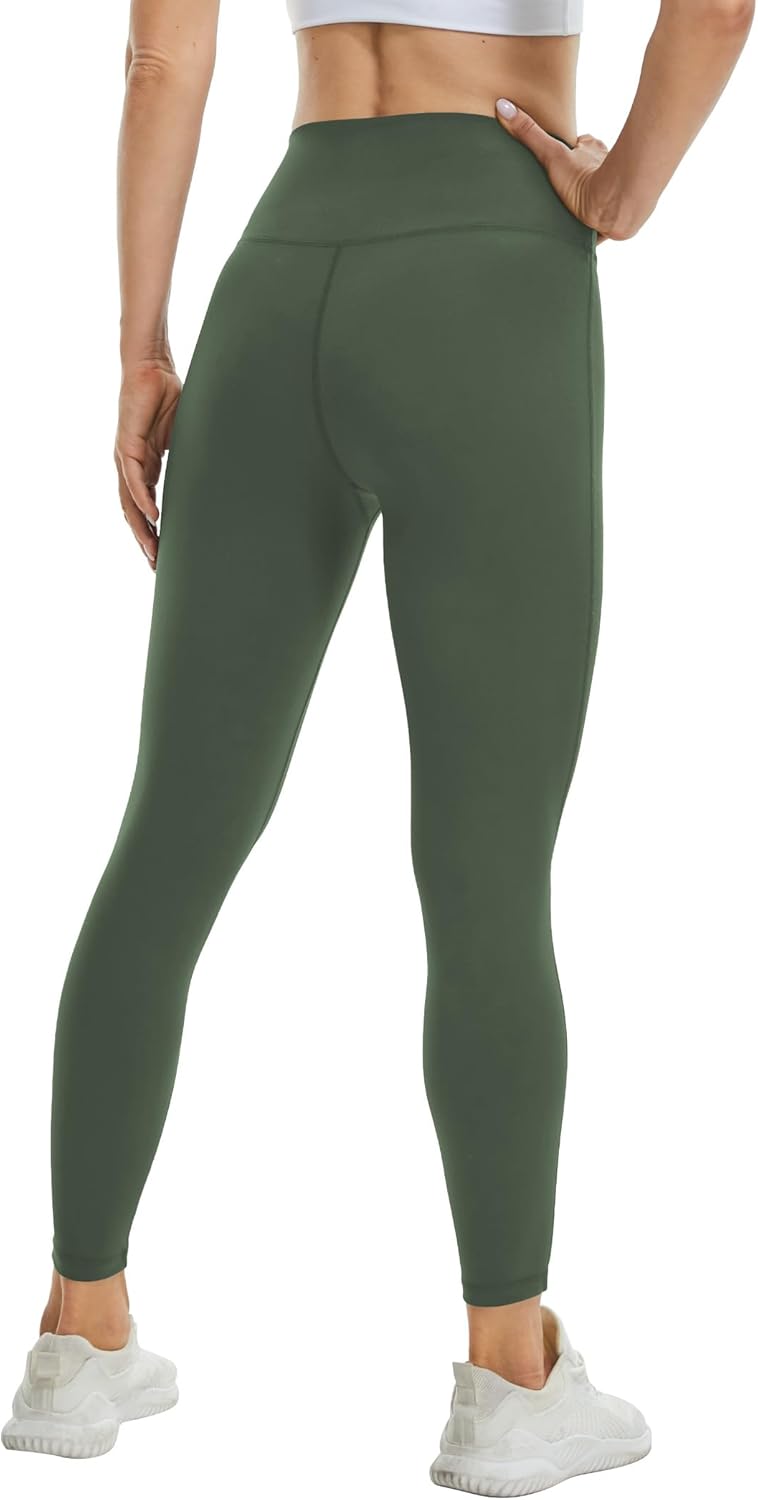 Leggings for Women High Waist V Crossover, Buttery Soft Tummy Control Workout Running Yoga Pants - Image 2