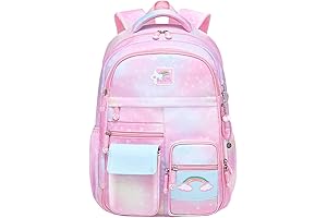 Girls School Backpack for First Graders: Comfort and Style in One