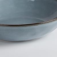 Vista 8 de famiware Juego de 4 cuencos grandes para pasta, cuencos redondos de 8.5" para servir pasta, cuencos grandes de cena, juego de cuencos de cocina