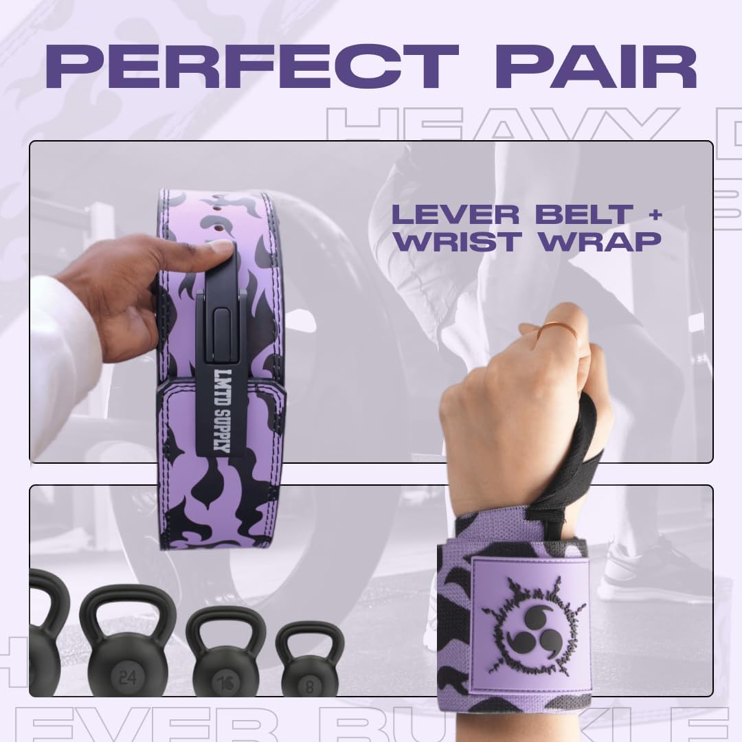 Anime Lever Belt, Weight Lifting Belt, Heavy Duty Powerlifting Weightlifting Gym Belt for Deadlifts Squats Back Support
