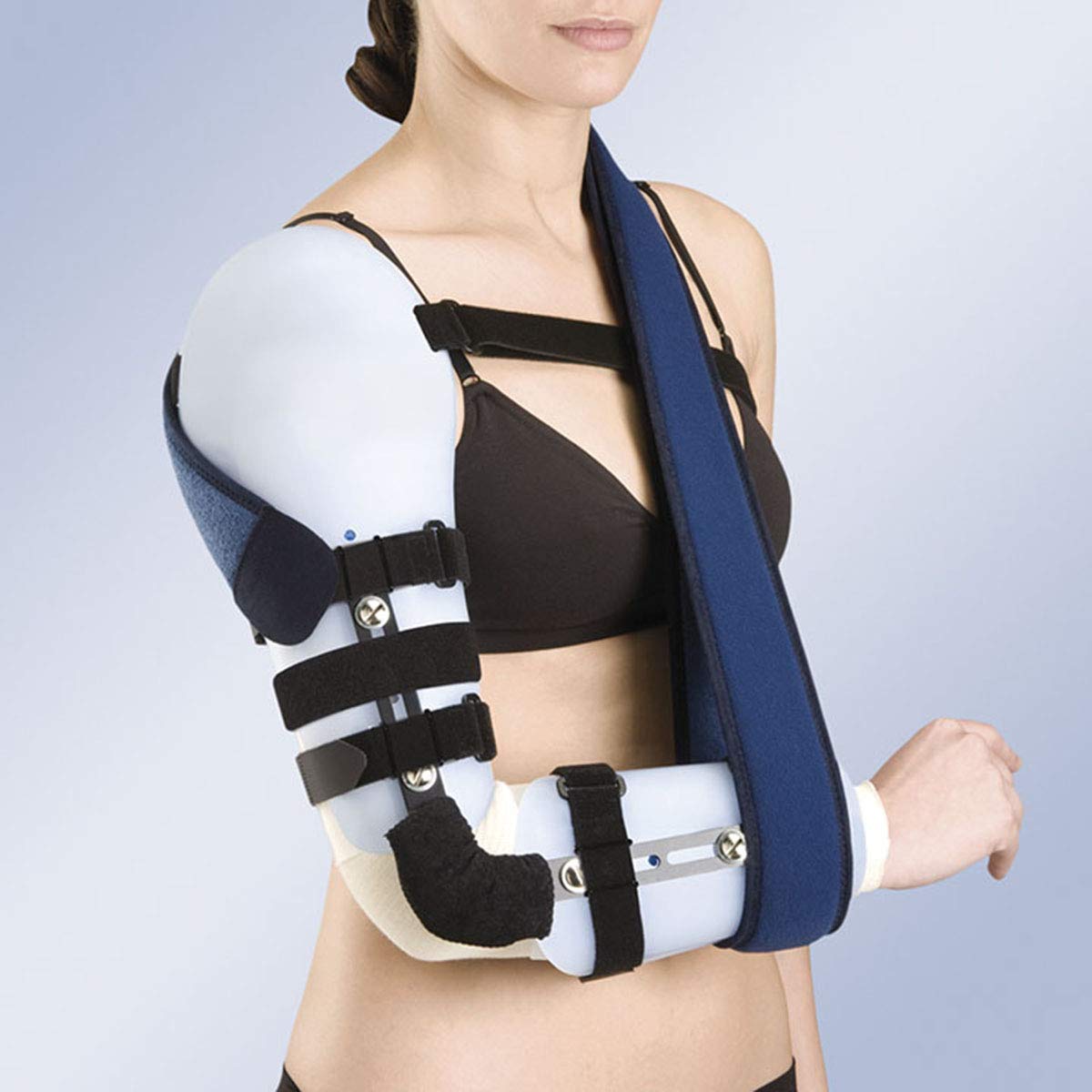 Ortesis de codo articulado de brazo y antebrazo en termoplástico Orliman TP-6300