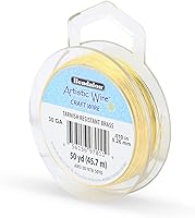 Vista 36 de Artistic Wire, Alambre de latón calibre 12 resistente al deslustre, 10 pies