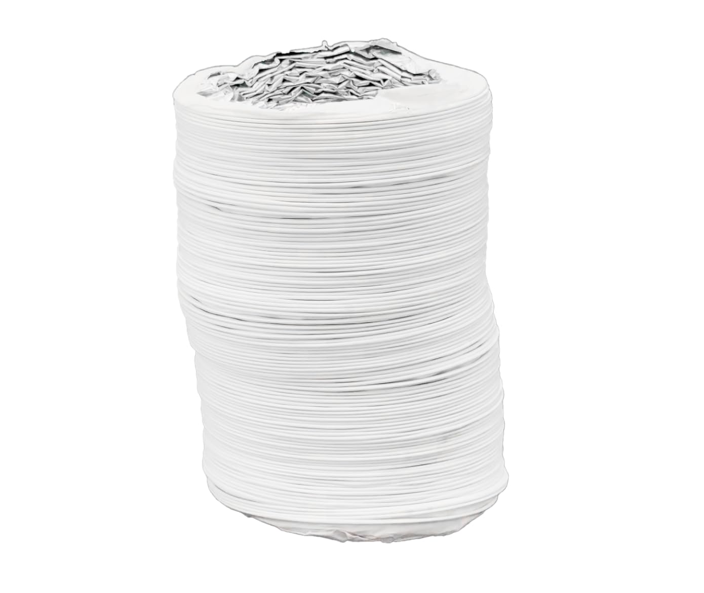 H&C VENT Tubo flessibile di scarico – con alluminio – Isolamento PVC – Tubo flessibile – Uscita di ventilazione tubo flessibile per condizionatori d'aria, asciugatrice (bianco, Ø 200 mm – 3 m)