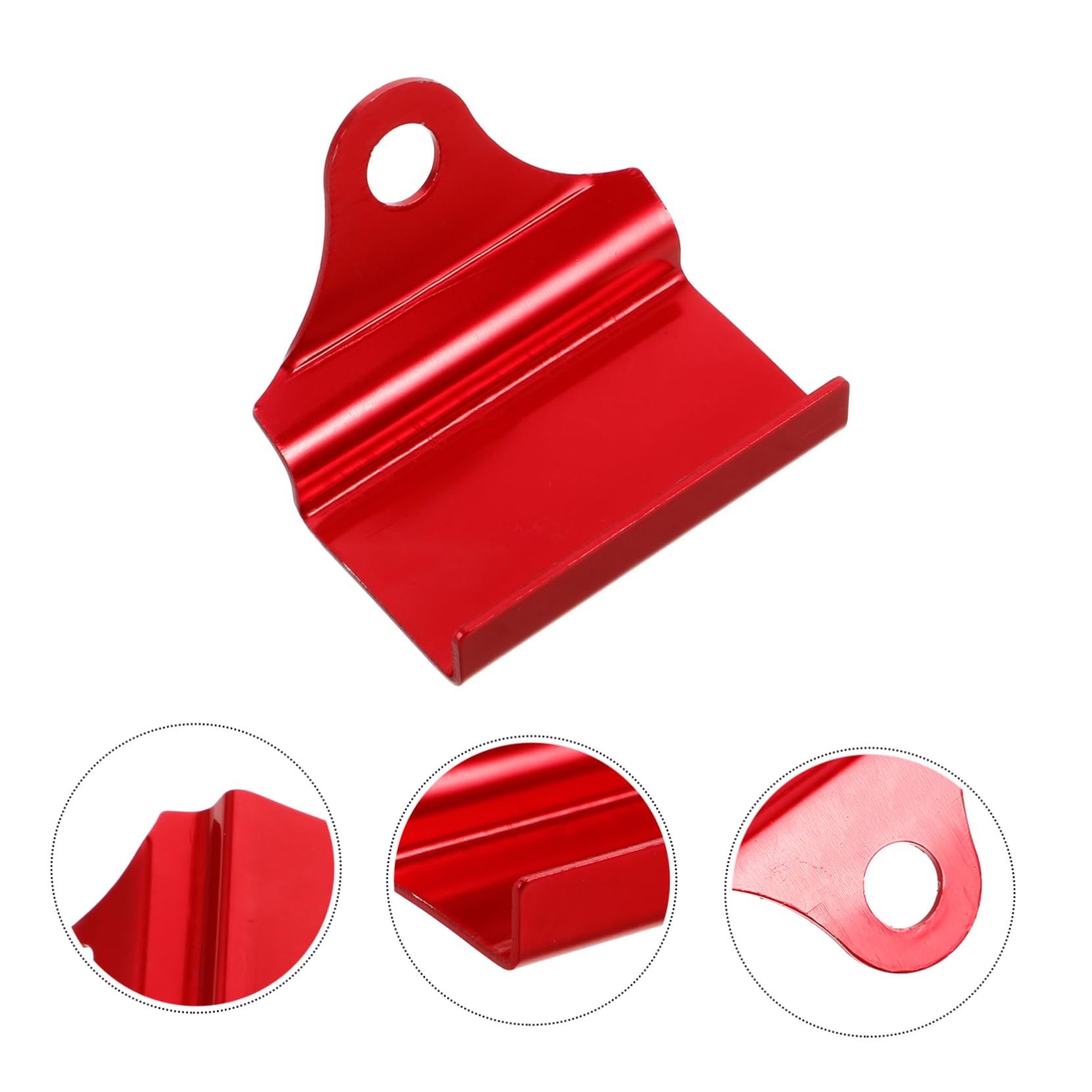 ULTECHNOVO Supporto Voltmetro Digitale Metallo Moto Staffa Montaggio Strumenti Termometro Protezione Serbatoio Manubrio Luci Modificata