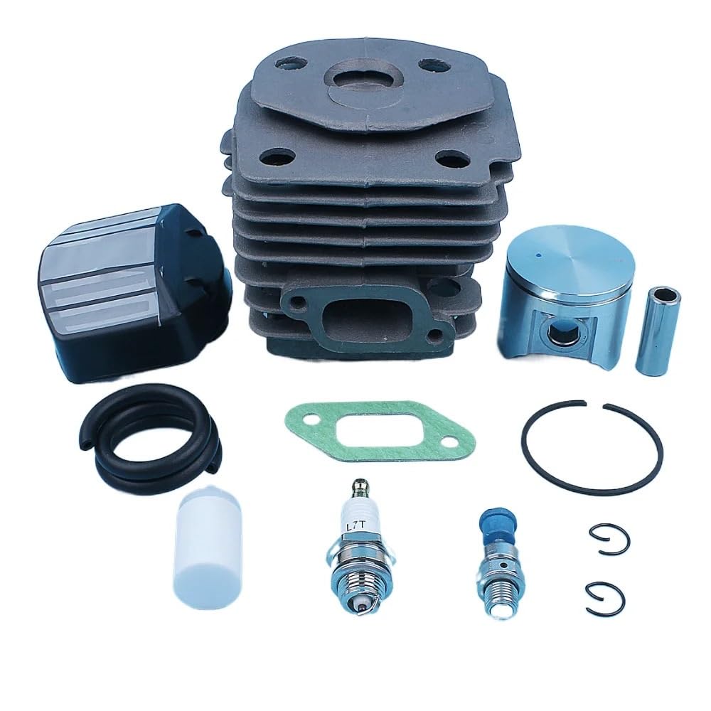Kit de línea de Gas de Filtro de Combustible y Aire de pistón de Cilindro de 47mm for Motosierra CS 2159 CS 2156 CS2159 CS2156 EPA