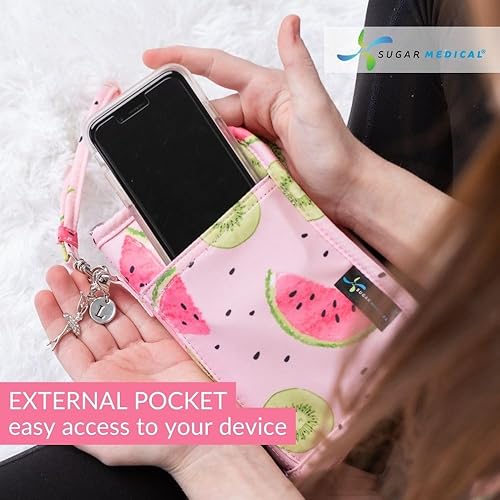 Miniatura 3 de Sugar Medical Estuche de suministro para diabetes  Productos para el cuidado de la diabetes  Estuche de viaje para suministros diabéticos  Bolsa de