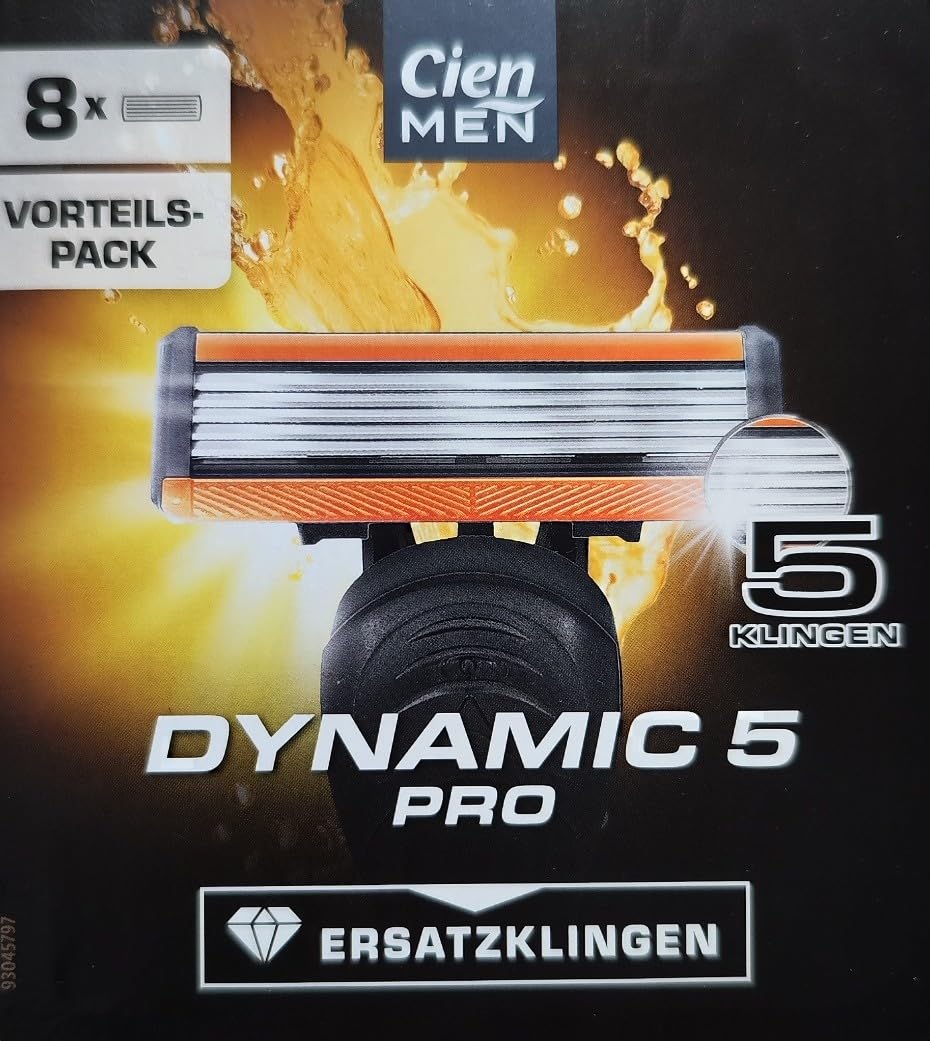 Cien Lidl dla mężczyzn zapasowe ostrza Dynamic 5-2x 8 szt. żyletek (16 szt.)