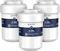 GLACIER FRESH 3-Pack MWF Replacement Refrigerator Water Filters - NSF Certified for GE, Kenmore 9991, SmartWater MWFP & More