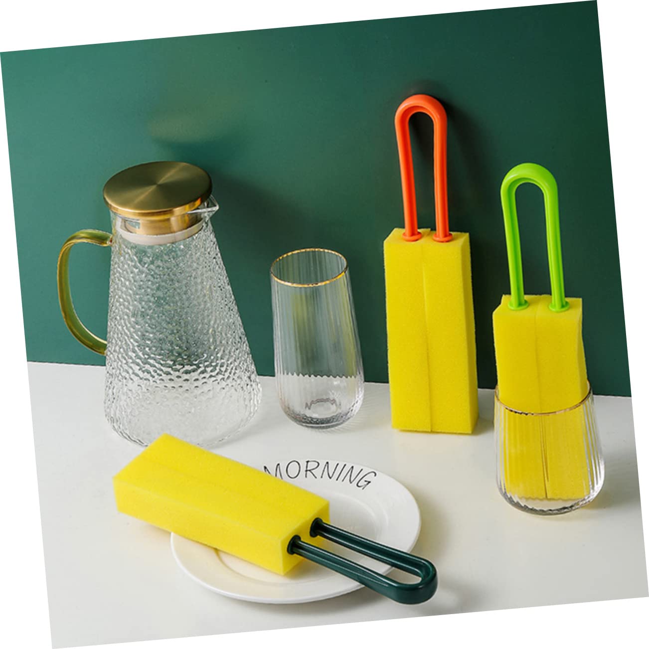 FRCOLOR 6pezzi Spazzole per Bottiglie Densità Scovolini Multifunzionali per Bottiglie e Utensili per e Casa