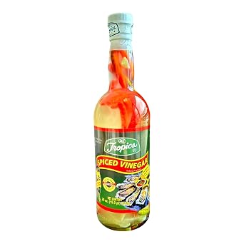 AquaNation Listing For Tropics Sukang Paombong Filipino Spiced Vinegar, 25 oz Bottle Traditional Nipa Palm Vinegar Infused with Garlic & Chili Authentic Filipino Condiment for Dipping, Cooking & Marinades (Pack of 2)