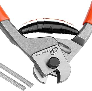 JF-XUAN Household Multifunctional Suitable for Home Repair and Outdoor Machinery Repair, 8-inch Multi-Function Wire Cut Short Pliers Set (Color : Red, Size : 8inch) Pliers