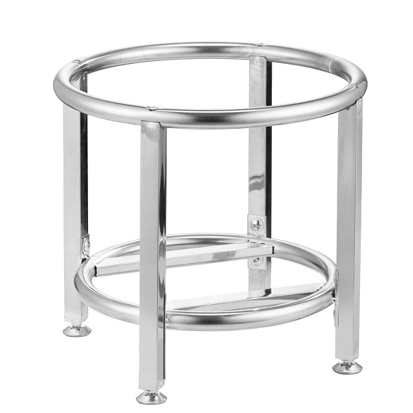 Supporto per barile in acciaio inox resistente, carrello multifunzionale per vino, pasto, friggitrice, grasso, barili