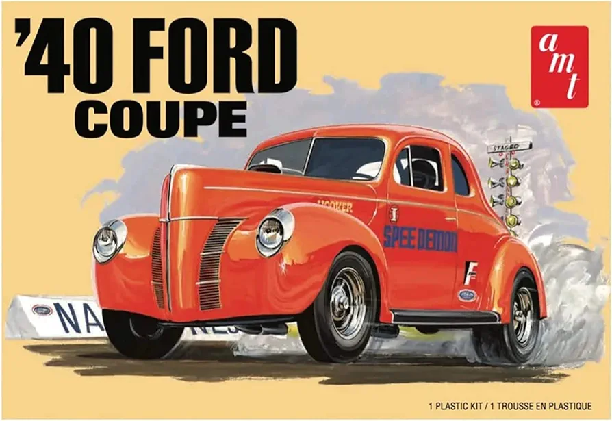 AMT 1/25 1940 フォード クーペ プラスチックモデルキット AMT1141 mxn26g8 Amazon.com: AMT 1940 Ford Coupe 1:25 Scale Model Kit : Arts