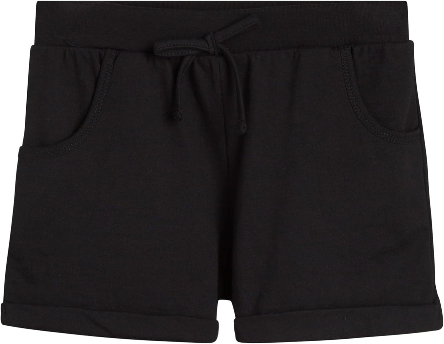 Real Love Girls' Active Shorts - 4 Pack Cuffed French Terry Sweat Shorts (Size: 7-16) - Image 5
