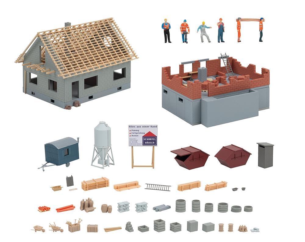 FALLER 190089 - Set di azioni in cantiere - scartamento H0