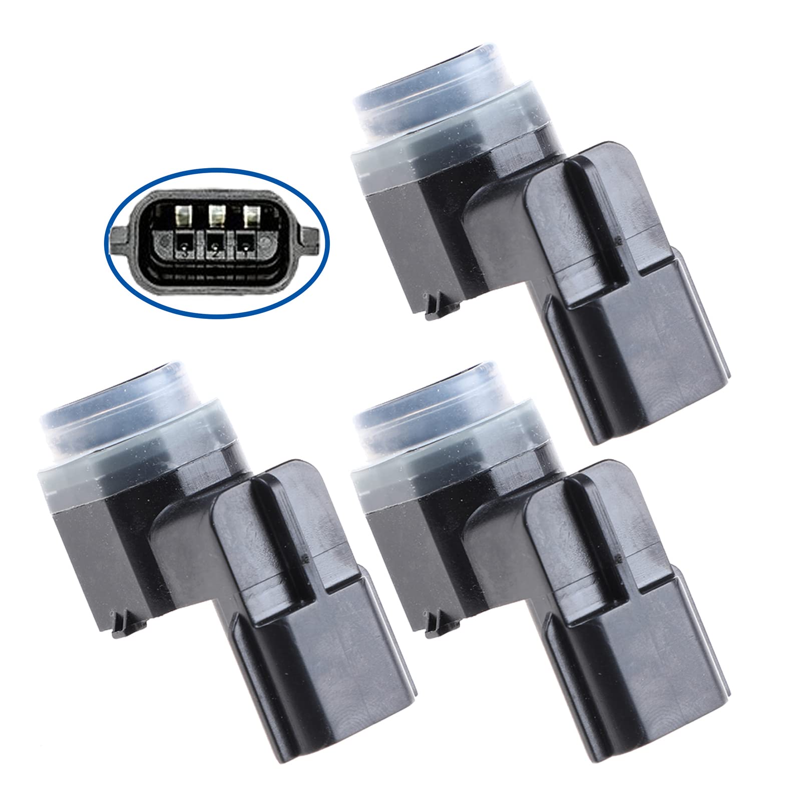 Capteur Radar de Recul Aide Stationnement Compatible TALENTO NV300 QASHQAI 2 VIVARO B CLIO IV FLUENCE SCENIC 3 KANGOO LAGUNA 3 TRAFIC 3 Lot de 3