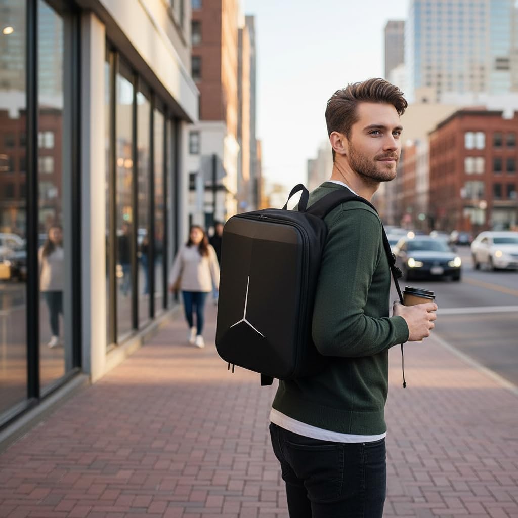 Étui à dos pour D-JI NEO 2, sac portable pour accessoires de drone D-JI NEO 2, organisateur d'épaule de rangement, housse de protection en EVA, étui de transport robuste pour accessoires de drone