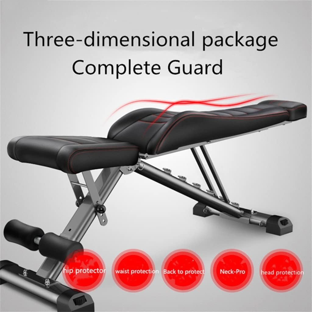 Back Adjustable Flying Bird Stool Multi Functional Foldable Fitness Sit Up Weightlifting Bed