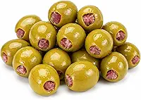Azeitona Espanhola Recheada Com Salame No Azeite Granel (250g)