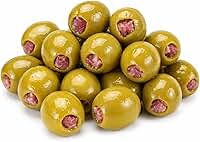 Azeitona Espanhola Recheada Com Salame No Azeite Granel (250g)