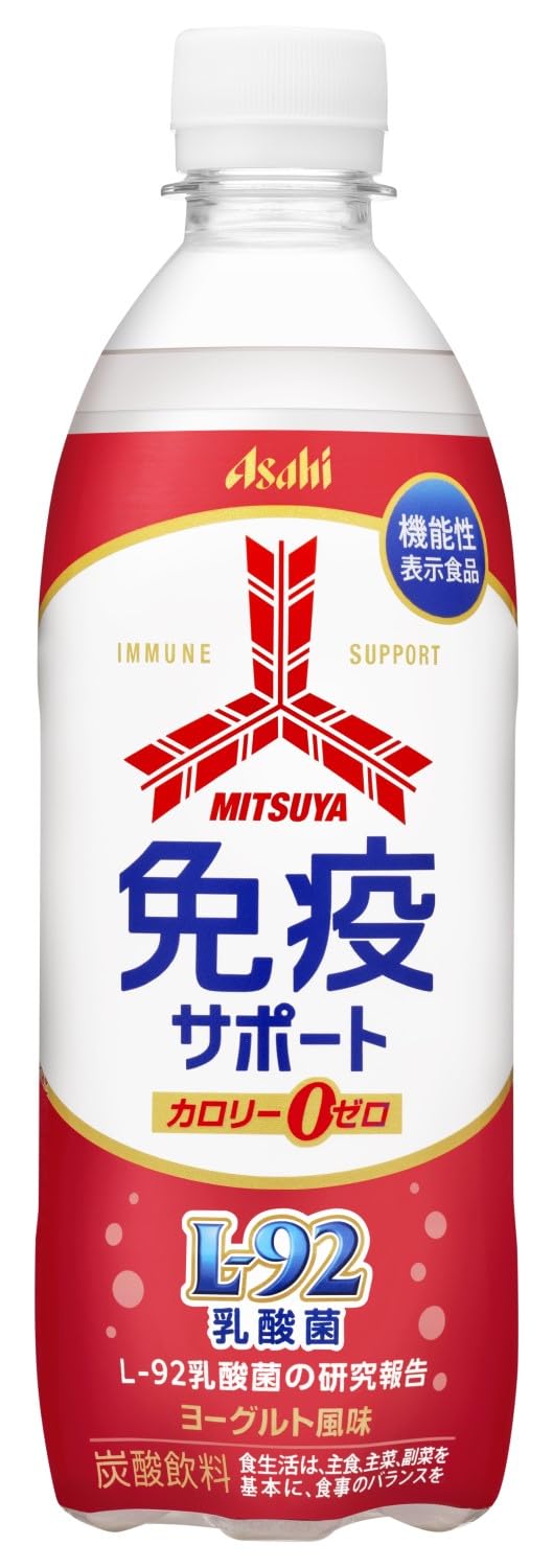 Amazon | アサヒ飲料 三ツ矢 免疫サポート 500ml×1本 [サイダー] [機能 