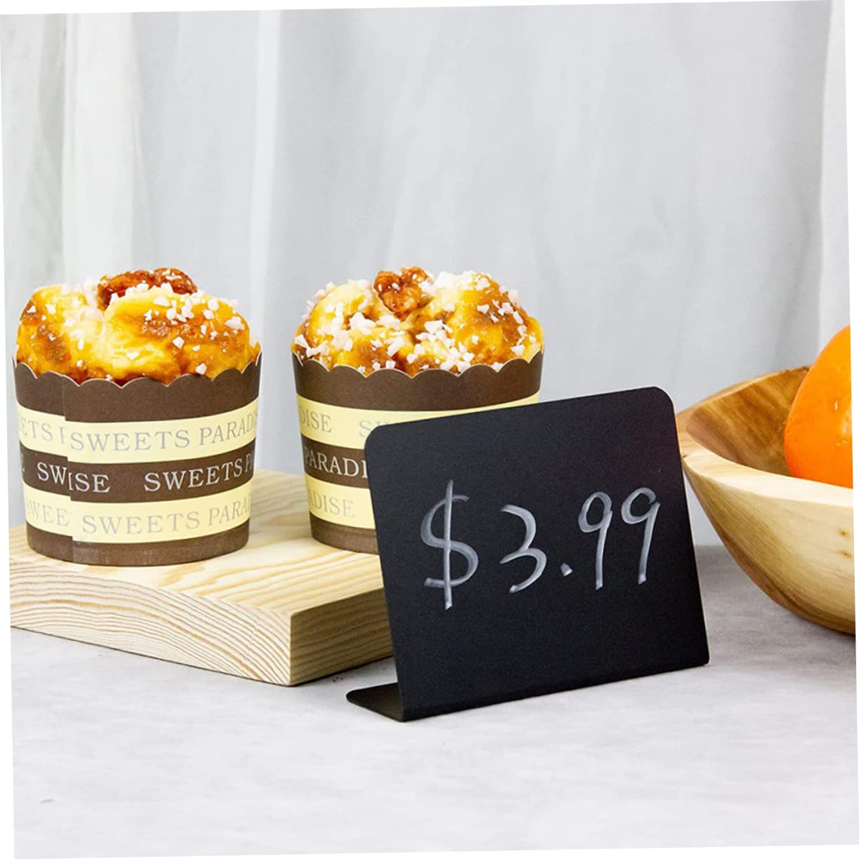 Lurrose 3sets Mini Lavagne Cancellabili Etichette Per Alimenti Segnaposto Per Matrimonio e Lavagne Per Messaggi e Decorazioni Per Eventi Riutilizzabili e Facili