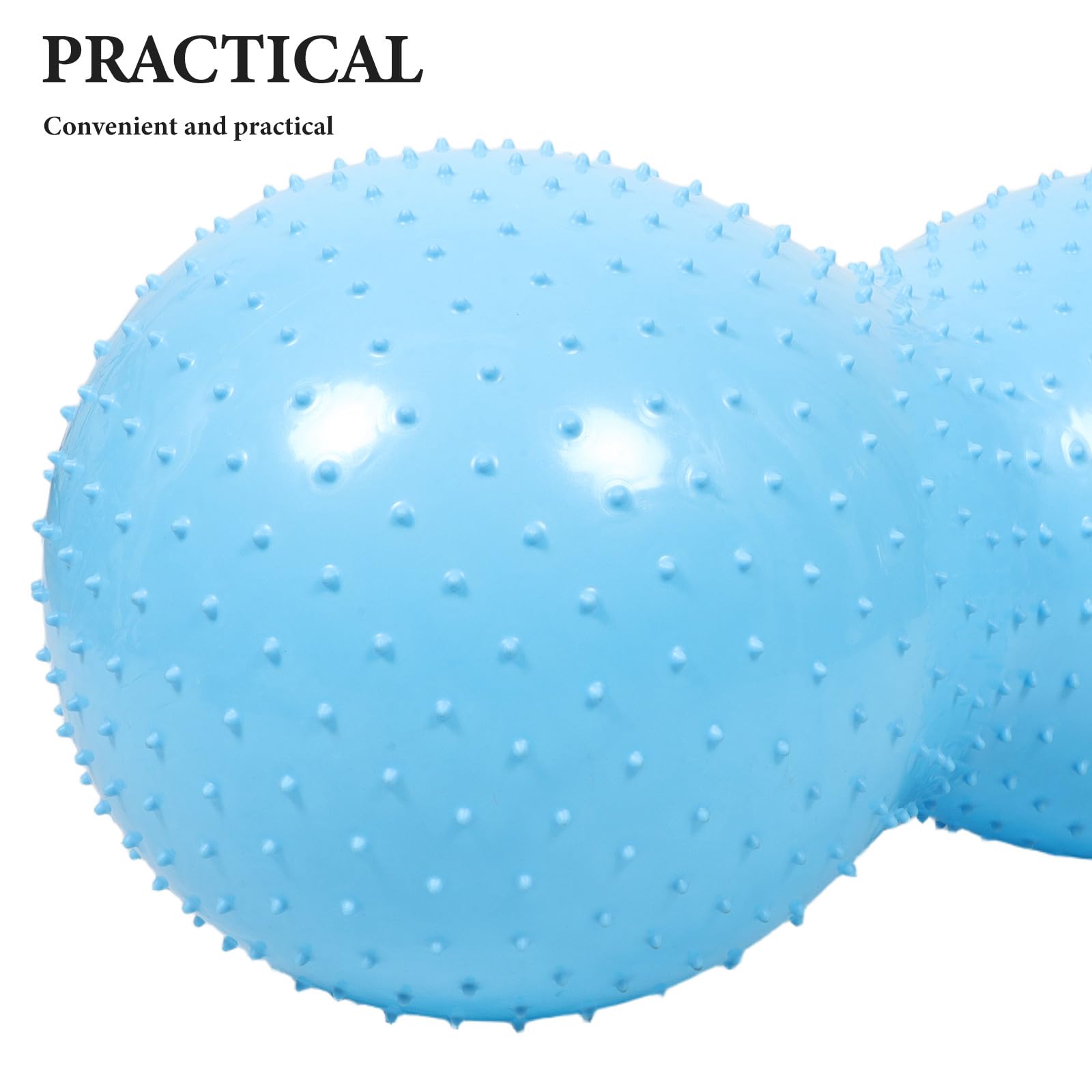 Pelota de Ejercicio con Forma de Cacahuete: Pelota para Entrenamiento de Equilibrio y fortalecimiento del Tronco - Equipo de Gimnasio Inflable, Herramienta de Masaje para Fitness, Yoga y