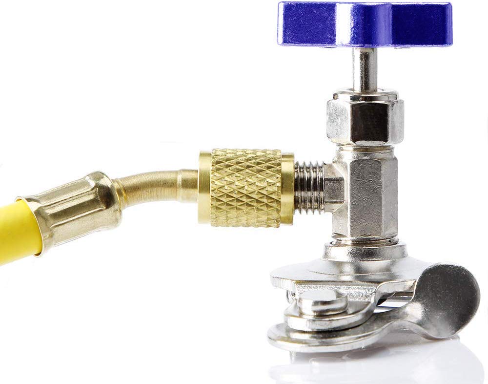 JOMAFA JUEGO MANOMETROS PARA AIRE ACONDICIONADO CON VALVULA PARA GASES R22, R134A, R410A, R404A carga, descarga y comprobación