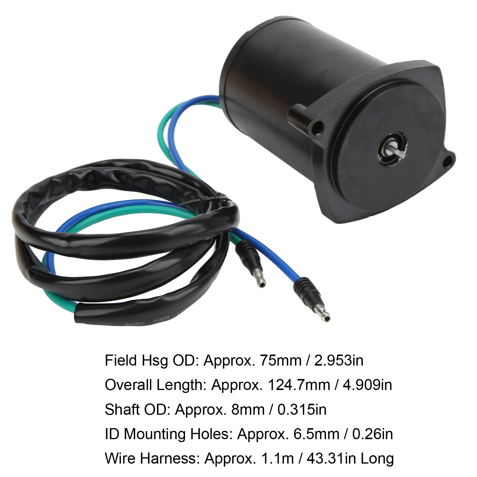 Odwracalne 12V stopu stali zaburtowej Trim pochylenia dla 135 KM 150HP 175HP 200HP Niezawodne użytkowanie