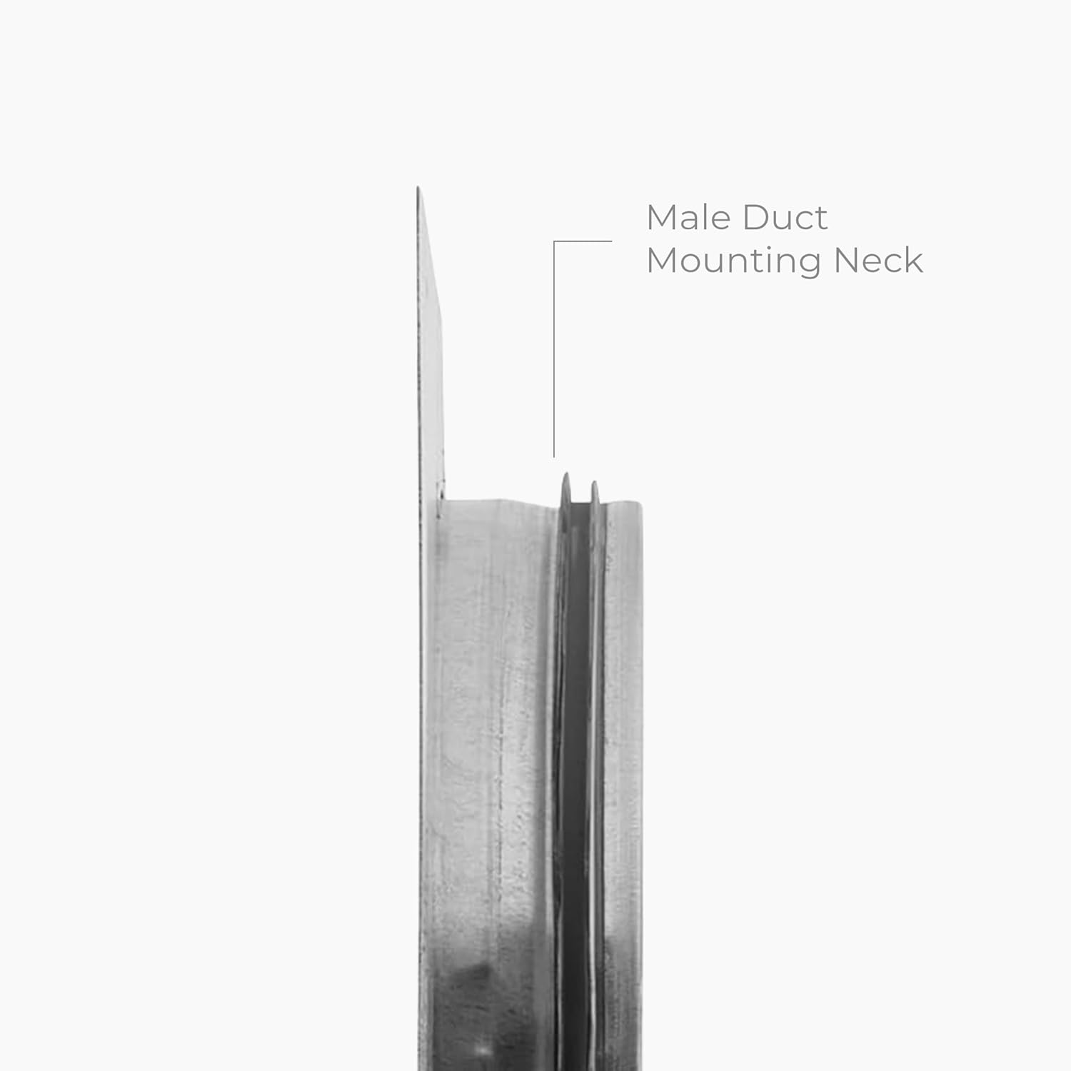 10" Inch Wall and Ceiling Mount - Duct Connector Flange with EPDM Rubber Seal - Adapter Plate for Round Tubes - Rust Resistant - Ideal for Extractor Fans, Dryer Vent and Cooker Hoods