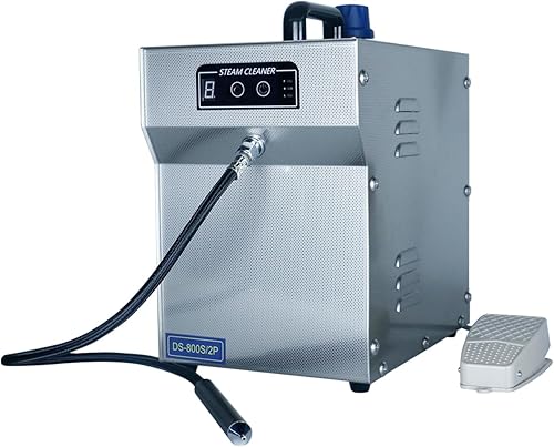TDR Venus Máquina limpiadora de joyas para plata y oro, máquina limpiadora de vapor profesional de 1200 W, 2 L, limpiador de joyas de acero