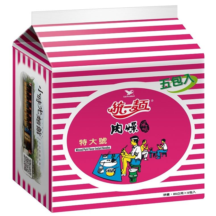Amazon.co.jp: 《統一》 肉燥風味特大號 (85g× 5入)*2袋 ｜台湾