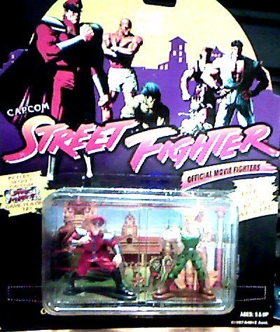 General M. Bison Vs. Colonel Guile Die Cast Metal Action Figures - Capcom Street Fighter Official Movie Fighters