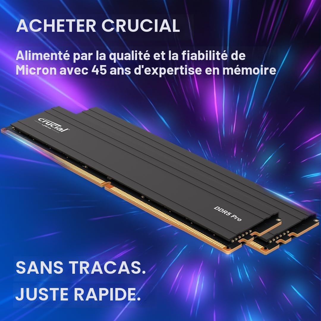 Crucial Ddr5-5600 32gb Udimm Cl46 (16gbit) (cp32g56c46u5)