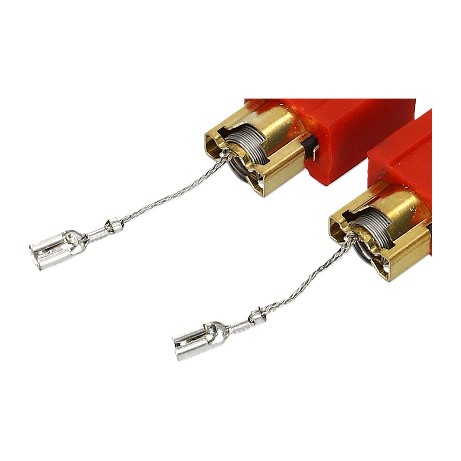 2x Motorkohlen Kohlen Kohlebürsten 4,8mm AMP Waschmaschine 