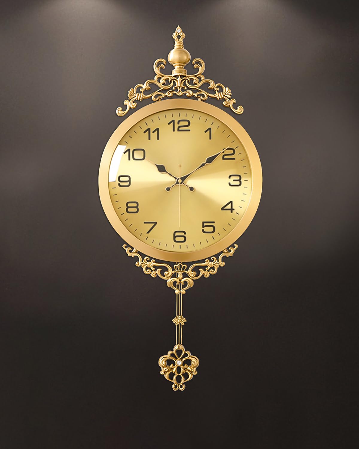 Amazon.com: Poserion Wall Clock with Pendulum, European Royal