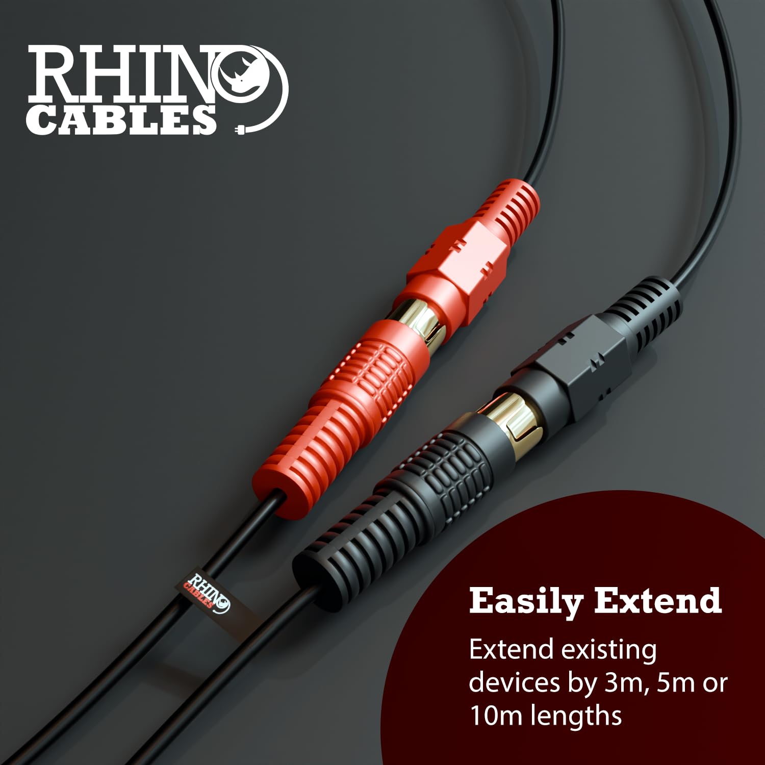 Cavo Di Prolunga Audio 2 RCA Maschio A 2 RCA Femmina – 3 Metri, Schermato, Connettori Placcati Oro, Per Stereo E Home Theater - 4