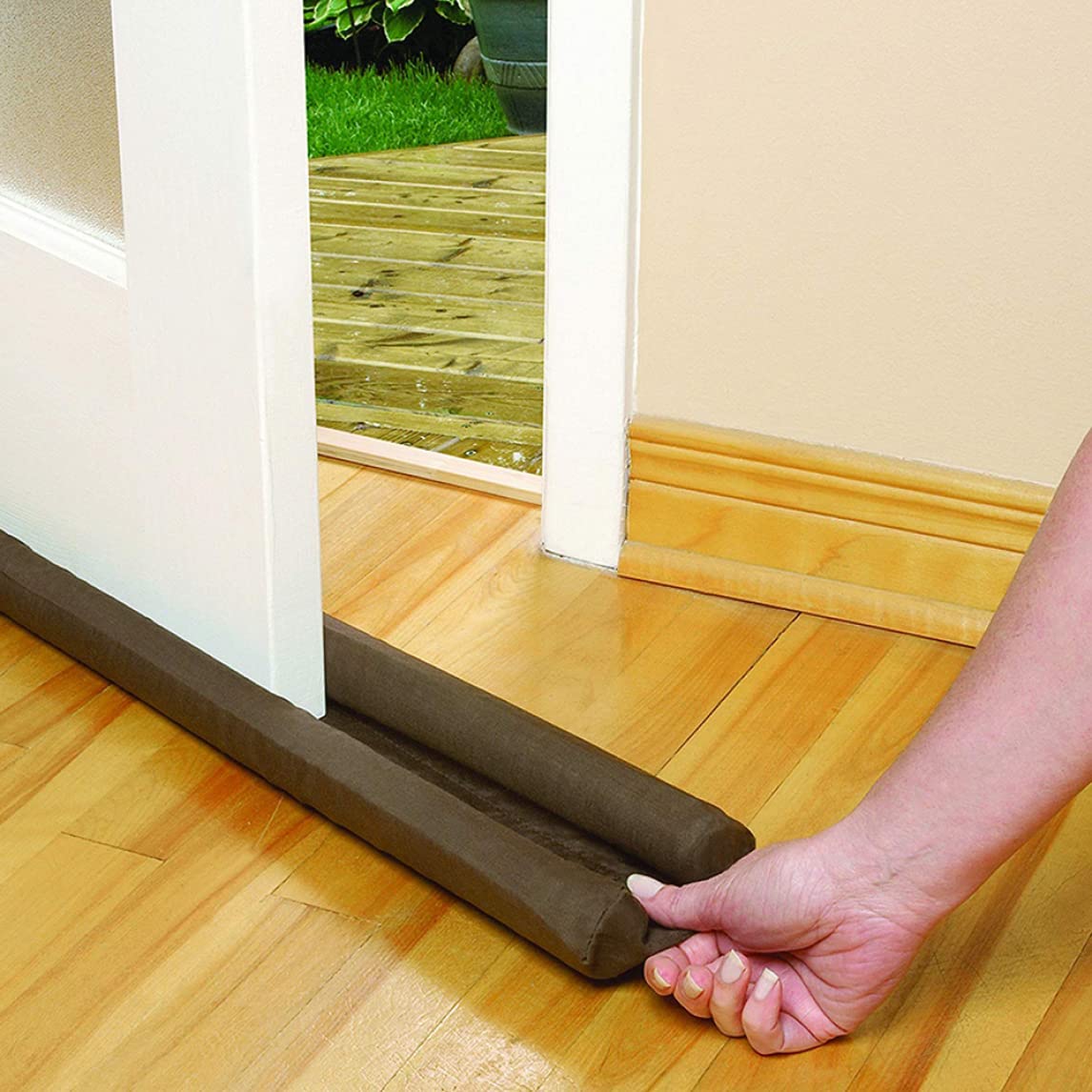 Buy Under Door Draught Excluder,Twin Door Draft Dodger Guard Stopper